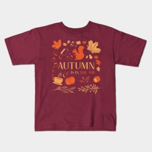 Autumn Is In The Air Kids T-Shirt